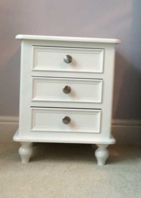 Bedside Cabinet 3 Drawers - Victorian Style - image 1