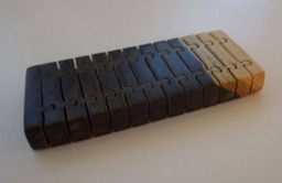 Small Lignum Vitae Bar Grid Jigsaw Puzzle - thumbnail 1