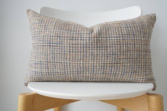 Brown Tribal Hemp Hand Woven Natural Dye Color Pillow Cover - image 1