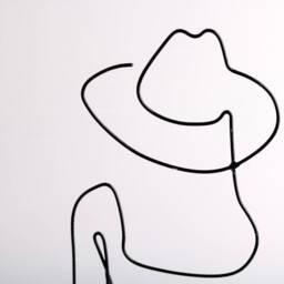 Handmade Wire Art Woman Sculpture Minimalist Tabletop Decor - thumbnail 3