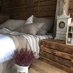 White Linen Throw, Light Blanket, Natural Daybed Blanket, Summer European - thumbnail 3