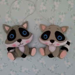 Felt Christmas Ornament, Woodland Animals, Felt Ornaments, Tree Ornament, Gift, Decorations - thumbnail 2