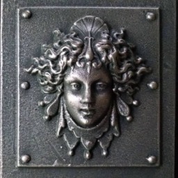 Luna in The Blackened Iron Finish, Small Architectural Detail, Victorian, Cast Shadows Studio - thumbnail 2