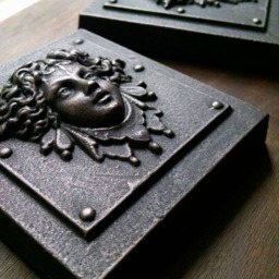 Luna in The Blackened Iron Finish, Small Architectural Detail, Victorian, Cast Shadows Studio - thumbnail 4