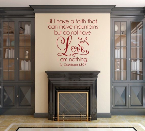 Scripture Wall Decal. If I Have A Faith - Code 233 - image 1