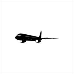 Airplane Landing Lax Airport - Vinyl Wall Art Decals Home Decor Aircraft Stickers - thumbnail 3