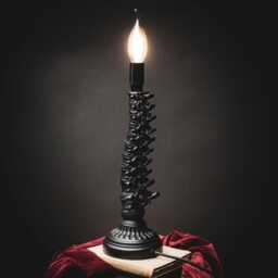 Spine Desk Lamp - Anatomy Gothic Home Decor Handmade By Artisans - thumbnail 2