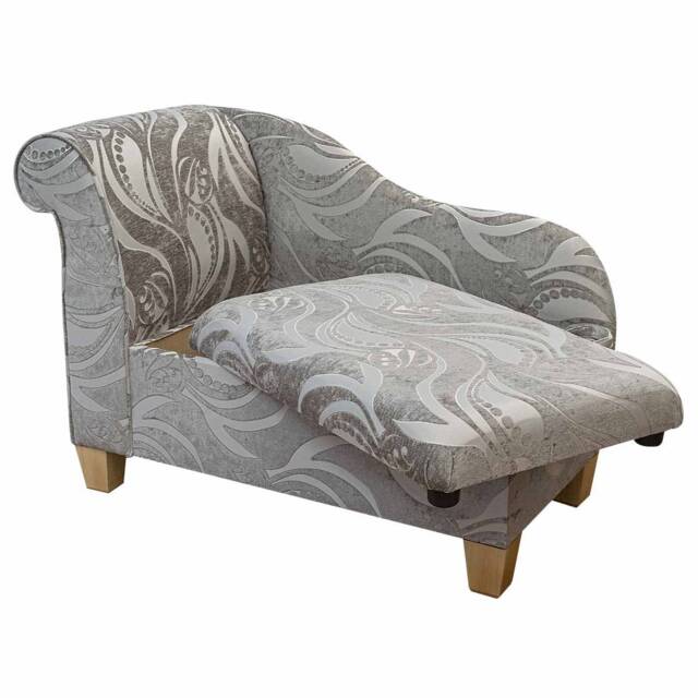 Handmade Storage Chaise Longue Tribal Flower Fudge Fabric Ottoman - image 1