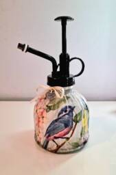 Handcrafted Bird Design Plant Mister Vintage Style Glass Sprayer - thumbnail 1