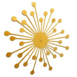 Allium Wall Art - Metal Art, Flower Head Seed Garden Lover Gift - thumbnail 2