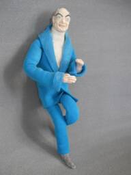 Louis De Fun??s. Polymer Clay Fimo & Textile Doll. Ooak Doll For Home Office Decor. French Movie Comedy Actor - thumbnail 1