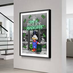 Scrooge Mcduck X Watch Art - Poster Print Street - Motivational Interior Wall Alec Monopoly - thumbnail 1