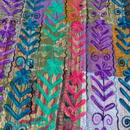Boho Chic Cotton Kantha Suzani Quilt Handmade Bedspread - thumbnail 3