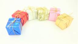 Christmas Gifts Tree Decorations Package 3 cm 5 Pieces - thumbnail 1