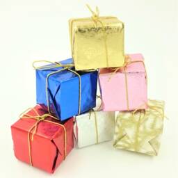 Christmas Gifts Tree Decorations Package 3 cm 5 Pieces - thumbnail 2