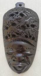 African Wooden Mask From Malawi - thumbnail 1