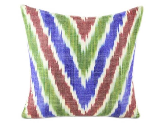 Hand Dyed Ikat Pillow - image 1