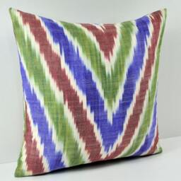 Hand Dyed Ikat Pillow - thumbnail 3