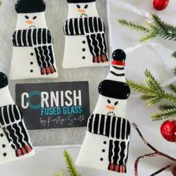 Bah Humbug Grumpy Snowman Christmas Tree Decoration, Funny Ornament - thumbnail 4