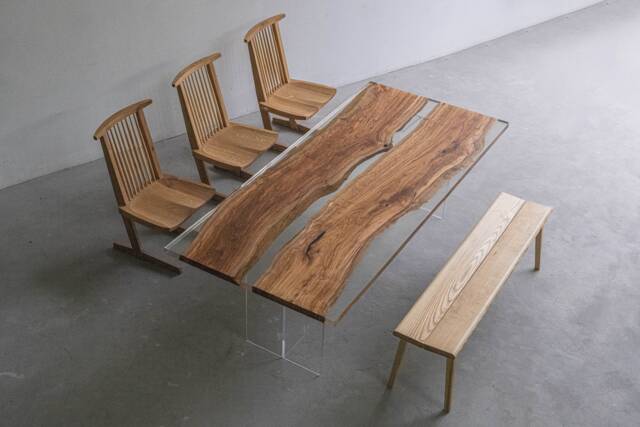 Customize Epoxy Resin Table, River , Office, Dining Table Top, Coffee - Olive Wood - image 1
