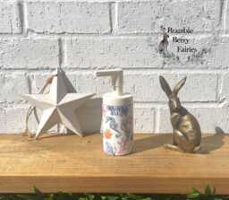 Soap Dispenser Hand Wash Beach Lighthouse Seaside Nautical Coast Sea Shells Star Fish Sand Dollar Decoupaged Glass Handmade - thumbnail 1