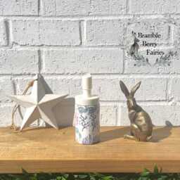 Soap Dispenser Hand Wash Beach Lighthouse Seaside Nautical Coast Sea Shells Star Fish Sand Dollar Decoupaged Glass Handmade - thumbnail 3