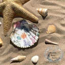 Soap Dispenser Hand Wash Beach Lighthouse Seaside Nautical Coast Sea Shells Star Fish Sand Dollar Decoupaged Glass Handmade - thumbnail 4