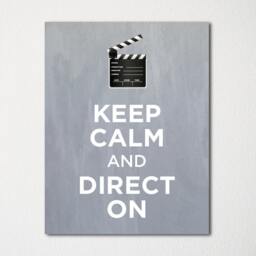 Keep Calm & Direct On - Fine Art Print Choice Of Color Purchase 3 Receive 1 Free - thumbnail 2