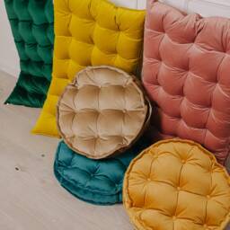 Play Mat Futon French Kids Floor Sofa Velvet Cushion Window Seat - thumbnail 3