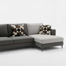 Set Of 2 Cowhide Patchwork Cushion Covers, Geometric Hair-On Hide Leather Pillow Cases - thumbnail 1