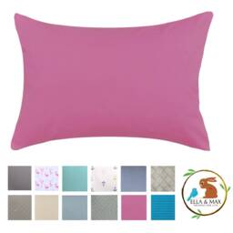 Pink Toddler Or Traveler Pillowcase. Irresistibly Soft & Snuggly