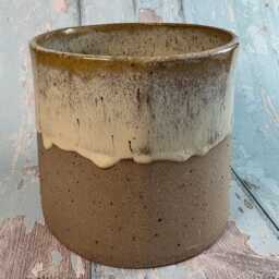 Yellow Ceramic Planter, Indoor Plant Pot - thumbnail 2