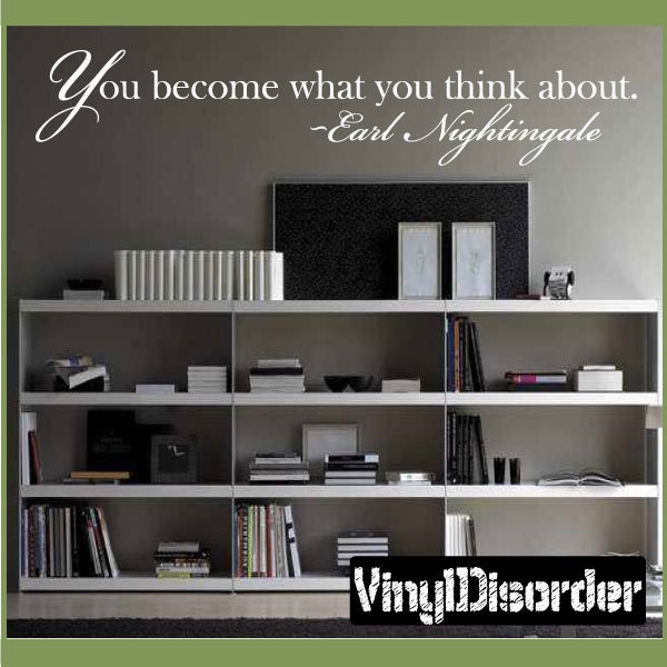 Life - Vinyl Wall Decal Quotes Sticker L045Youbecomeiii7Et - image 1