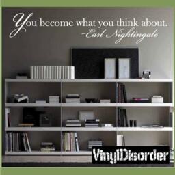 Life - Vinyl Wall Decal Quotes Sticker L045Youbecomeiii7Et - thumbnail 1