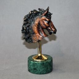 Bronze Horse Figurine Signed Limited Edition Sculpture By Barry Stein - thumbnail 1