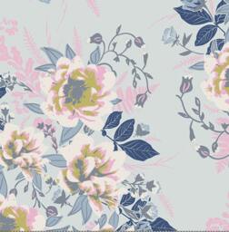Floral Fitted Crib Sheet Vintage Rose Blush Baby Bedding - thumbnail 3