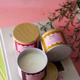 Aromatherapy Candle Coconut Wax, Essential Oils, Bamboo Lid - thumbnail 2