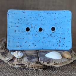 Rectangular Ceramic Soap Dish ~ Coastal Colours - thumbnail 2