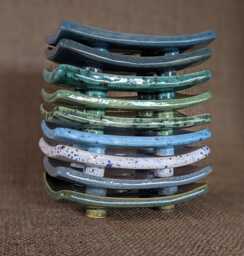Rectangular Ceramic Soap Dish ~ Coastal Colours - thumbnail 1