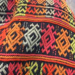 Vintage Handmade Tribal Man Embroidered Woolen Cotton Pillow Cover in The North Of Vietnam - thumbnail 4