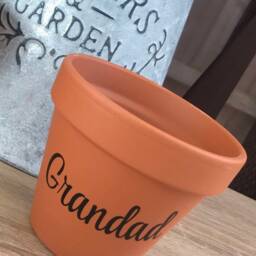 Grandad Plant Pot Unique Garden Gift - thumbnail 3