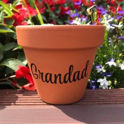 Grandad Plant Pot Unique Garden Gift - thumbnail 2