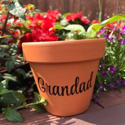 Grandad Plant Pot Unique Garden Gift - thumbnail 4