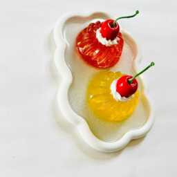 Mini Jelly Cake Wall Hanging/Dopamine Decor/ Maximalist Fake Food/ Food Pop Art/ Sculpture/ Funky Decor/Kitchen - thumbnail 3