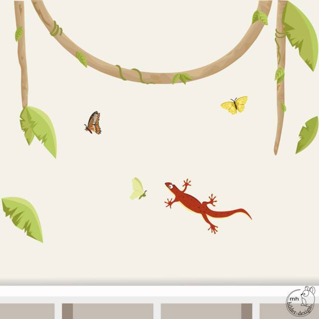 "Wall Sticker ""Lianen Xl I. Short" - image 1