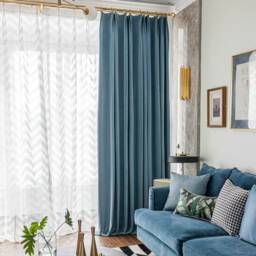 79 Colors, Gv112, A Pair Of Lake Blue Velvet Curtains , Living Room Curtains, Velvet Drapery Panels, Bedroom Custom Made - thumbnail 3