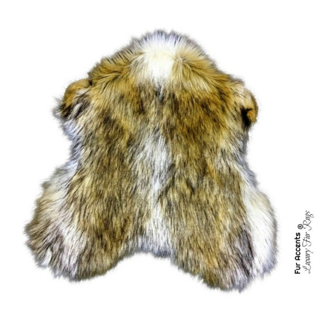 Faux Fur Bear Skin Rug - Plush Shag, Animal Friendly Accent - image 1