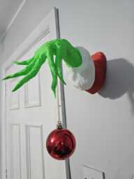 The Grinch Hand Wall Decor/Christmas Decoration/Festive - thumbnail 1