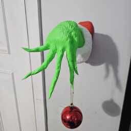 The Grinch Hand Wall Decor/Christmas Decoration/Festive - thumbnail 2