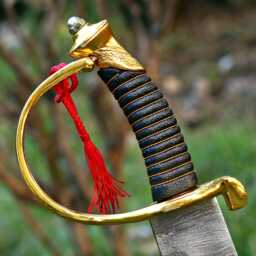 Medieval Handmade Fantasy Sword For Wall Decoration, Custom Made Replica in Damascus Steel, Unique Decorative Hanging - thumbnail 2